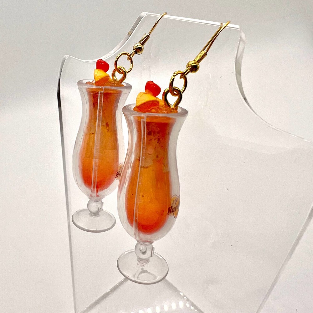 Hard Rock Drink Earrings - Restaurant Earrings - Foodie Mini Brands Earrings - Picture 7 of 11